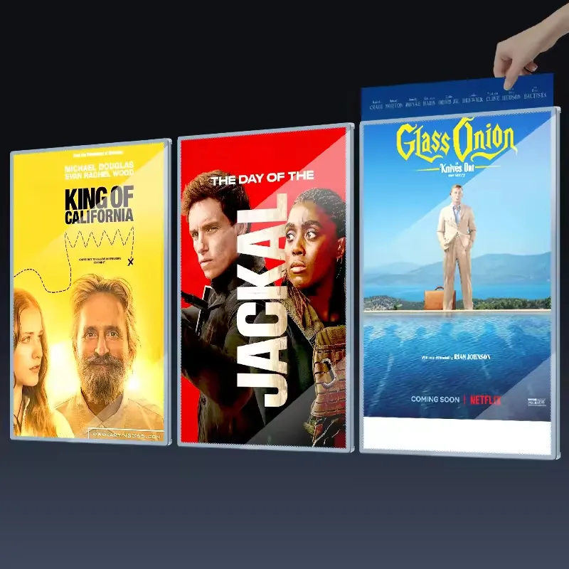 Custom LED Menu Board Pattern Ultra Slim Aluminum Frame Tempered Glass Advertising Light Boxes Outdoor Use Easy Hanging 12V