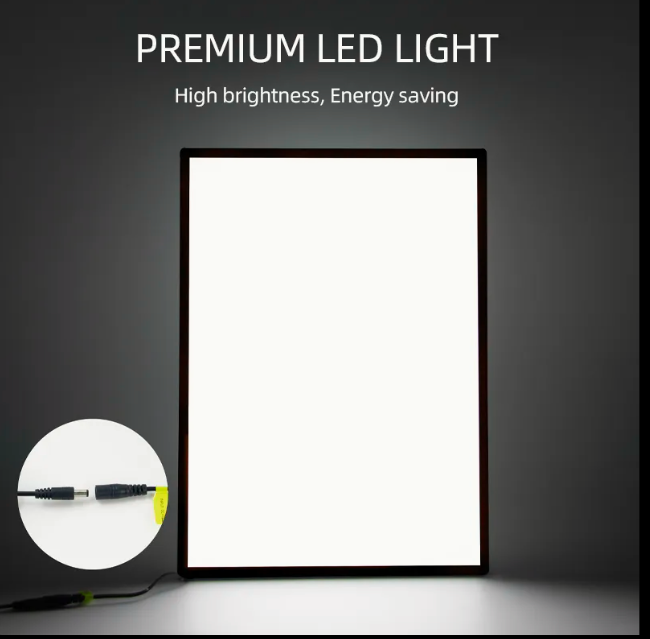 Custom LED Sign Board LED Restaurant Menu Light Box for Shops and Cafes
