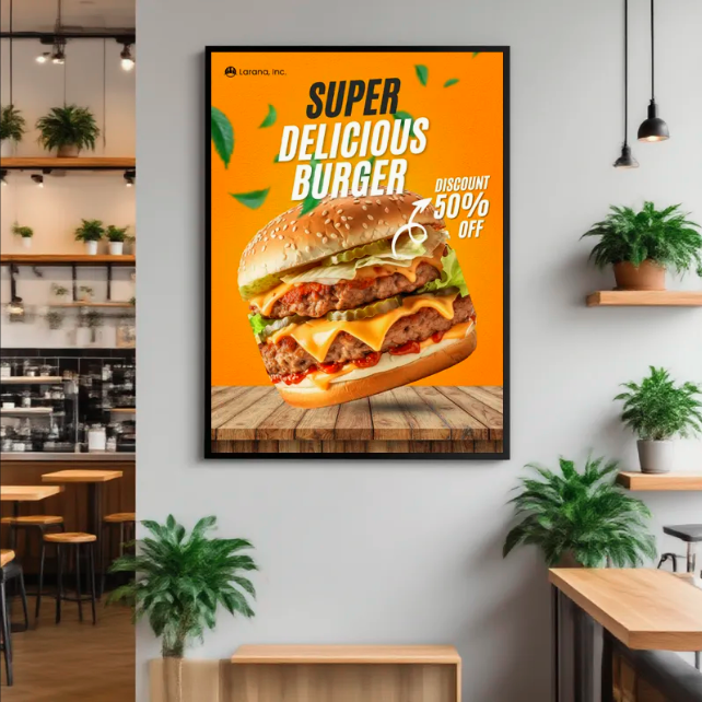 Custom LED Sign Board LED Restaurant Menu Light Box for Shops and Cafes