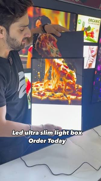 Led ultra slim light box , Available sizes A1,A2, A3,A4,A5,B1, #businesslighting #lightboxadvertising #dynamiclightboxes #advertisinginnovation #customlightbox #smartadvertising #changingads ...